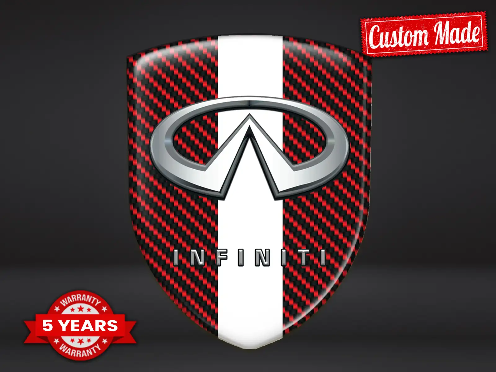 Infiniti Pegatinas Logo Personalizadas Estilo Máximo Resistente Pro